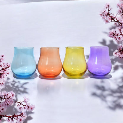 Mango Homes Tealight Glass Candle Holder(Multicolour)Perfect for Home Decor