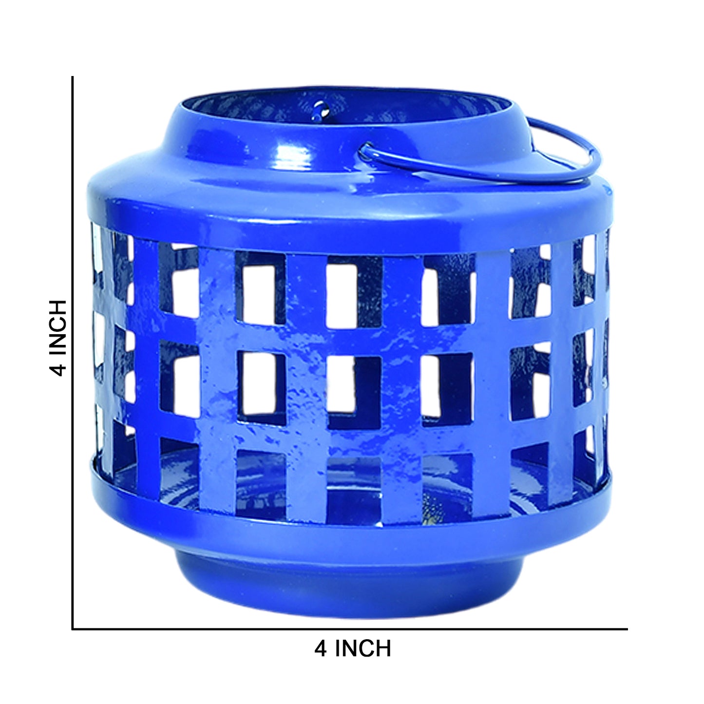 Mango Homes The Blue Jali Lantern Assorted Lantern