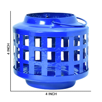 Mango Homes The Blue Jali Lantern Assorted Lantern