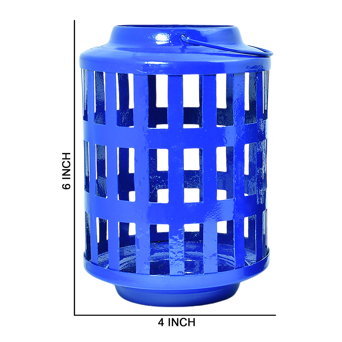 Mango Homes The Blue Jali Lantern Assorted Lantern