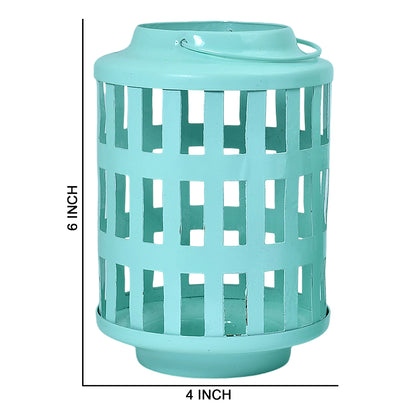 Mango Homes The Light Blue Jali Lantern Assorted Lantern