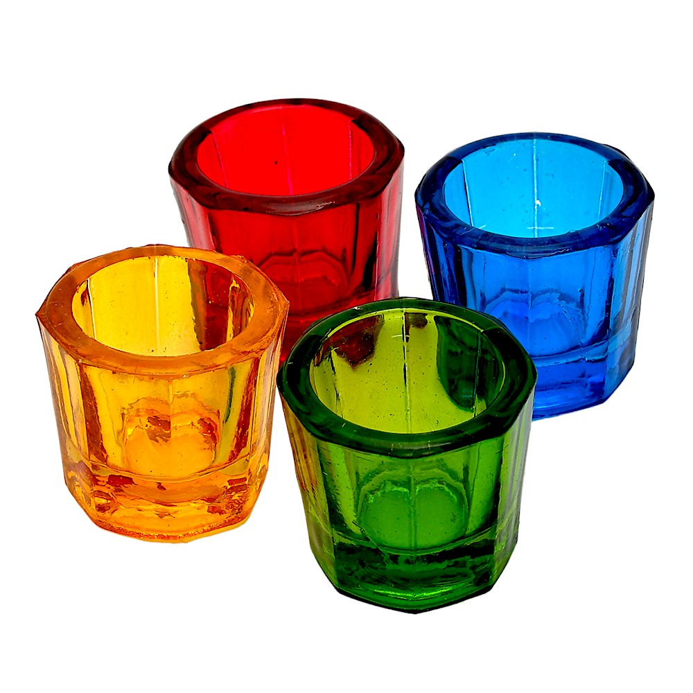 Mango Homes Votive Glass Candle Holder(Multicolour)Perfect for Home Decor