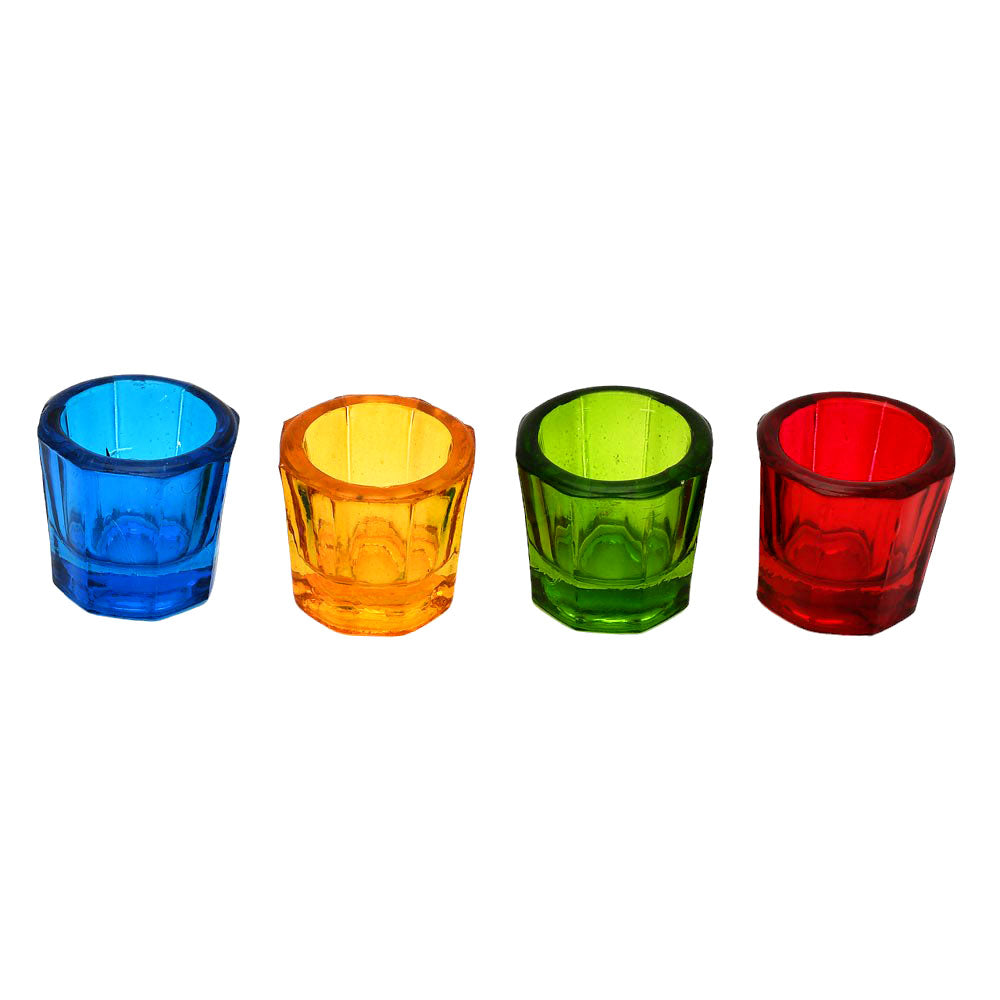 Mango Homes Votive Glass Candle Holder(Multicolour)Perfect for Home Decor