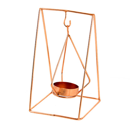 Mango Homes Metal Tea Light Candle Holder Stand( Geometrical) Perfect for Home Decor