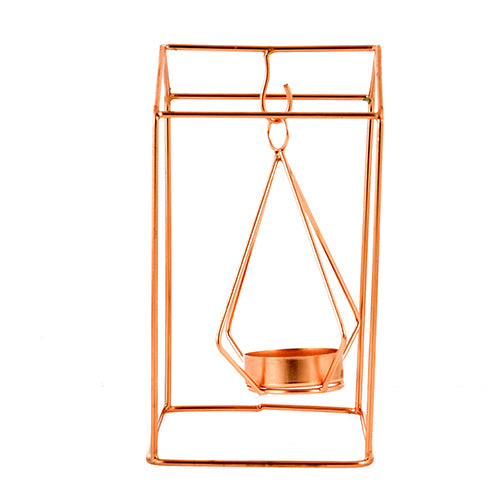 Mango Homes Metal Tea Light Candle Holder Stand(Hut Shape) for Home Decor