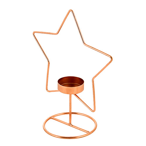 Mango Homes Metal Tea Light Candle Holder Stand(Star Shape) for Home Decor