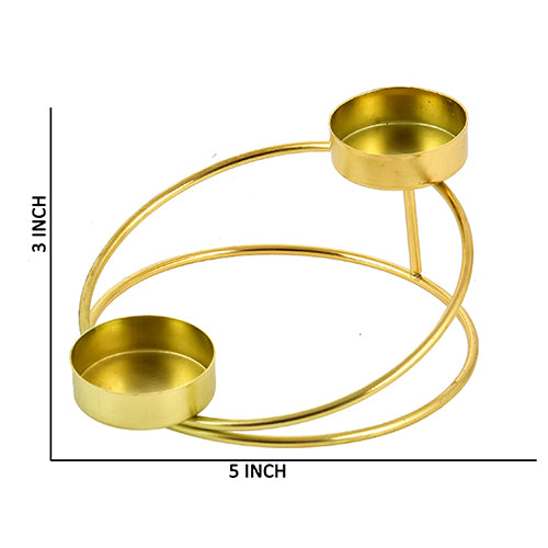 Mango Homes Metal Tea Light Candle Holder Stand for Home Decor