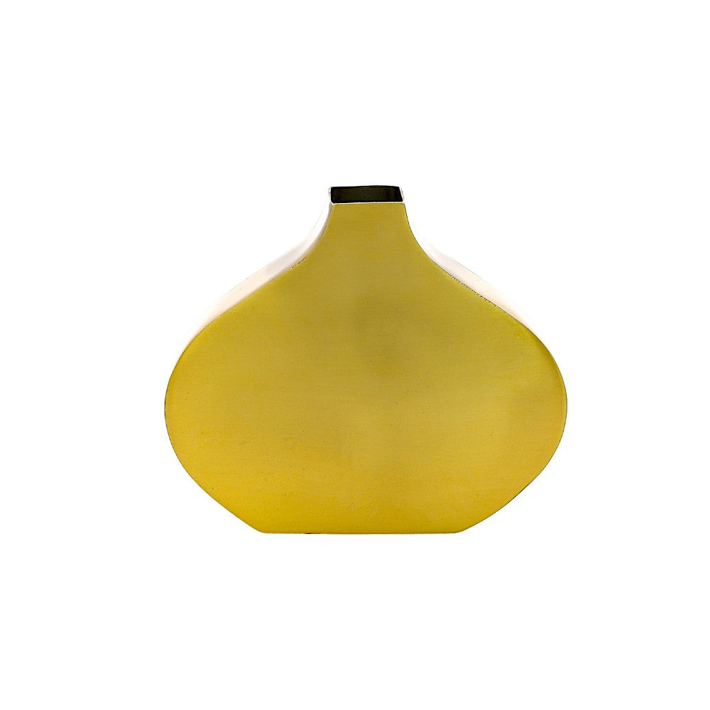 Mango Homes Brilliance Handcrafted Golden Floral Vases