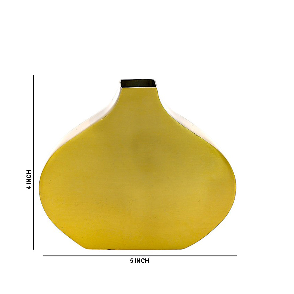 Mango Homes Brilliance Handcrafted Golden Floral Vases