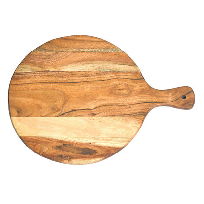 Mango Homes Wooden Round Platter (Anti Bacterial)