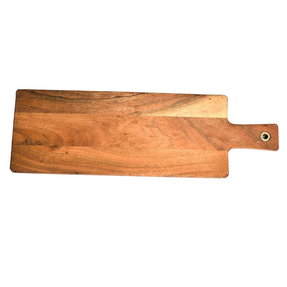 Mango Homes Wooden Platter With Handle (Anti Bacterial)