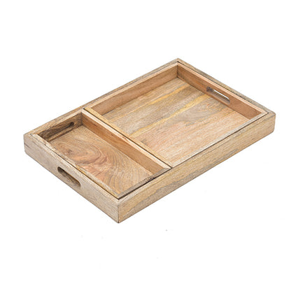 Mango Homes Mango Wood Plain Tray