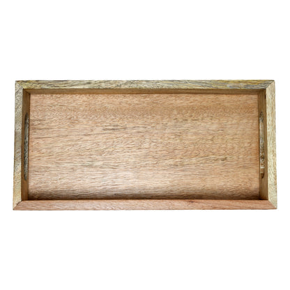 Mango Homes Mango Wood Plain Tray