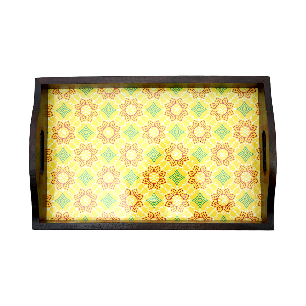 Mango Homes Mango Wood Rectangular BP Tray