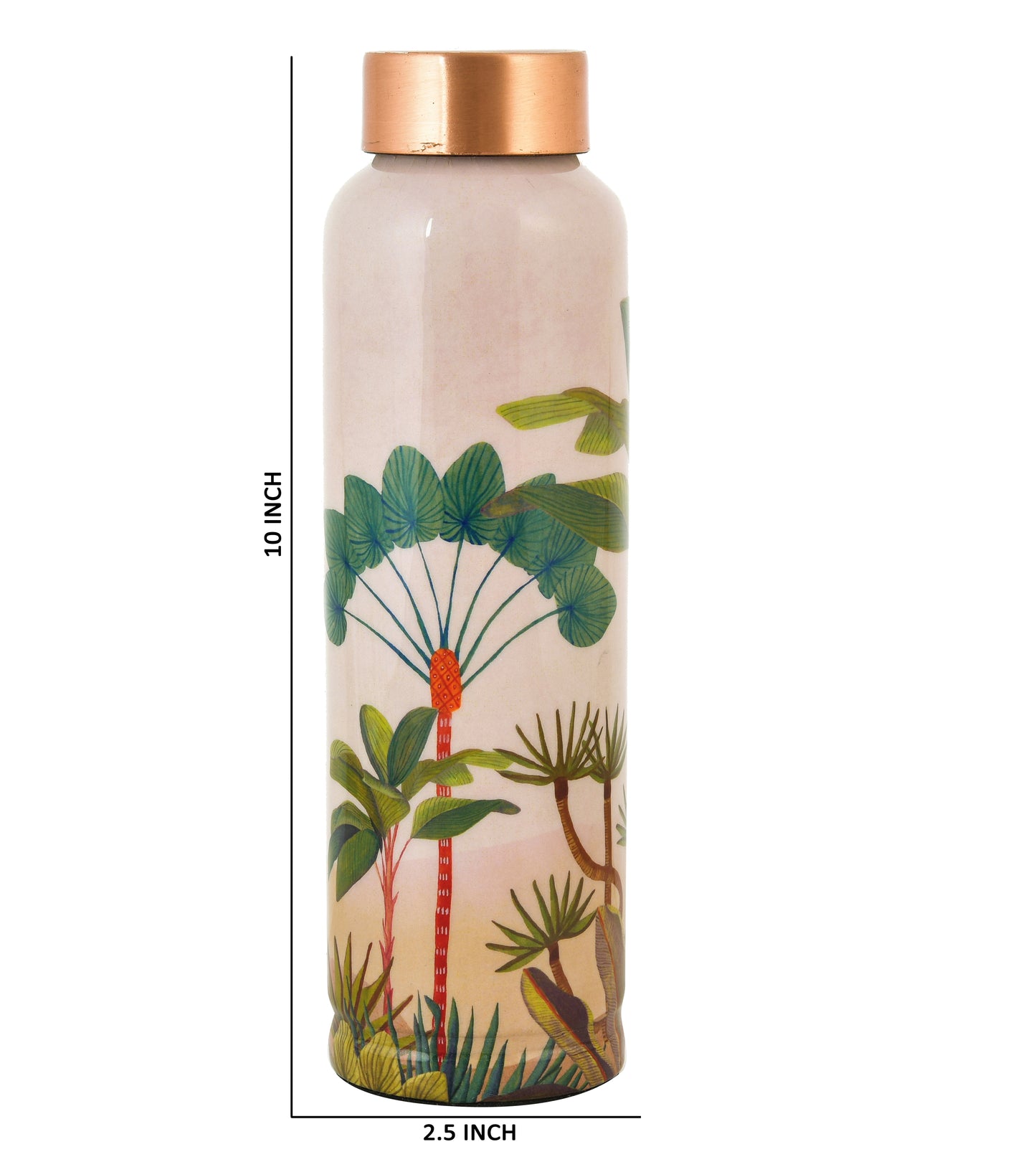 Pure Copper Water Bottle 950ml ( Beach Printed)