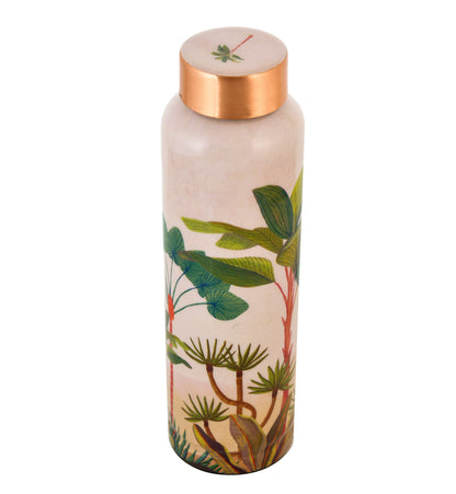 Pure Copper Water Bottle 950ml ( Beach Printed)