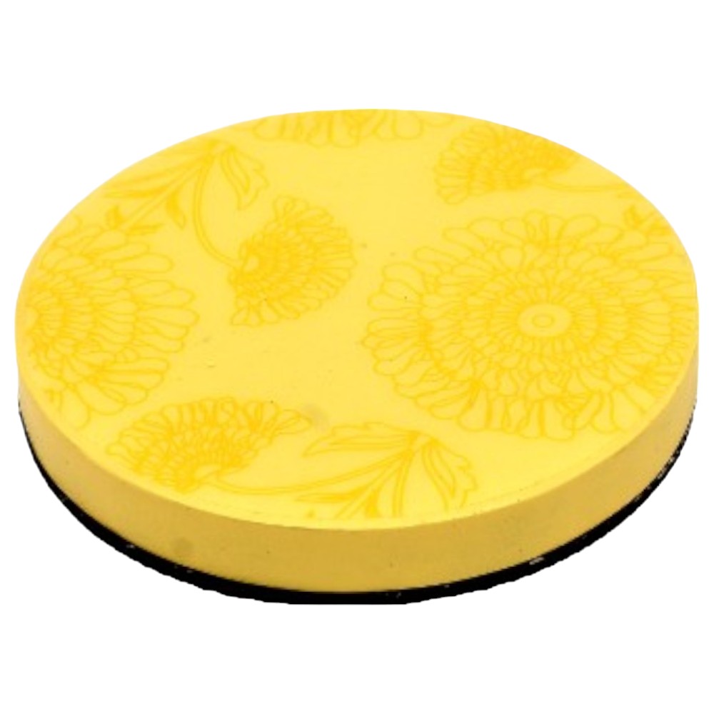 Mango Homes Marigold Floral Printed Wooden Coasters