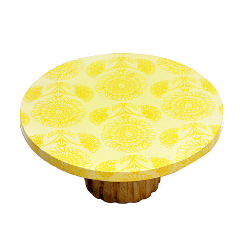 Mango Homes Wooden Printed Cake Stand