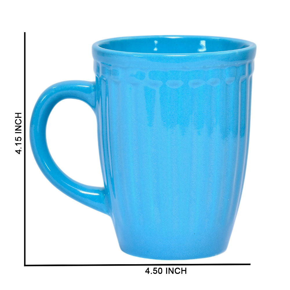 Mango Homes Ocean Blue Ceramic Mug (PACK OF 2)