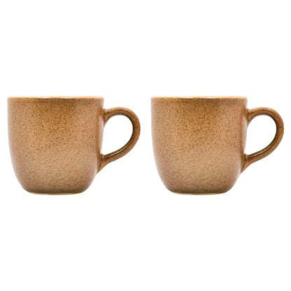 Mango Homes Brown Stoneware Cup (PACK OF 2)