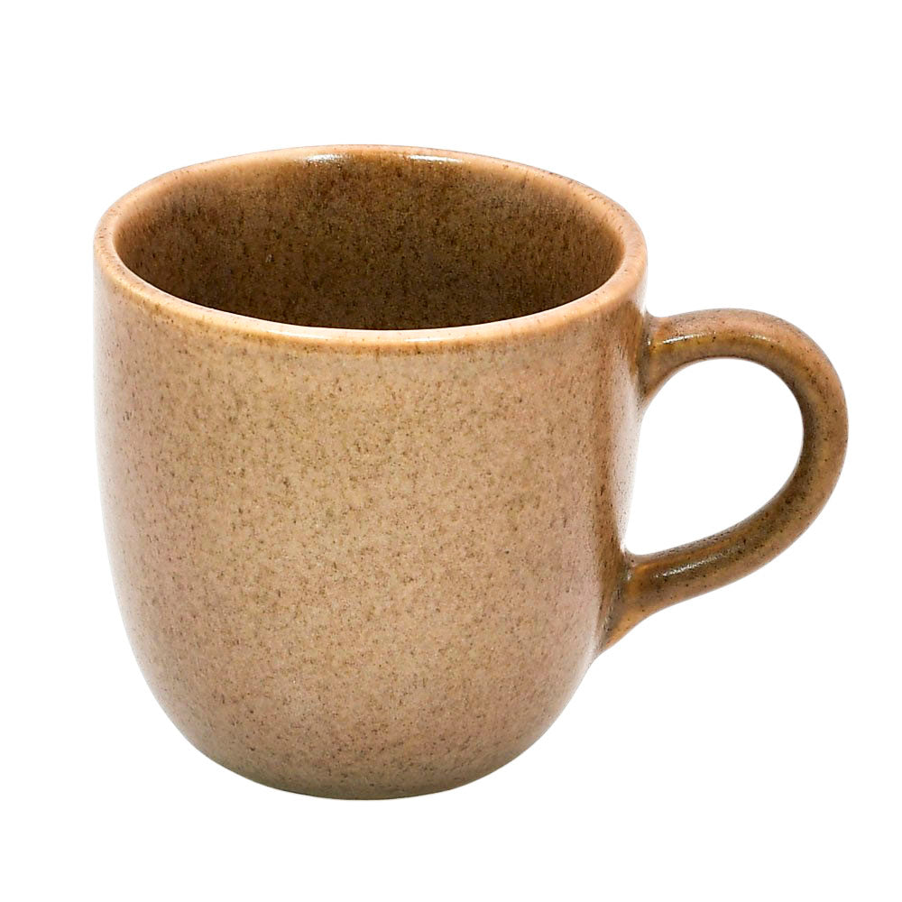 Mango Homes Brown Stoneware Cup (PACK OF 2)