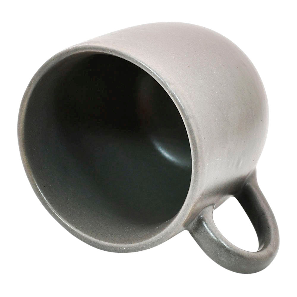 Mango Homes Simple & Elegant Grey Ceramic Cup (PACK OF 2)
