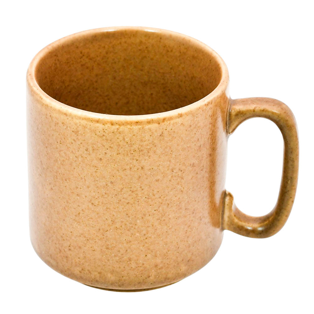 Mango Homes Handcrafted Light Brown Ceramic Mug (PACK OF 2)