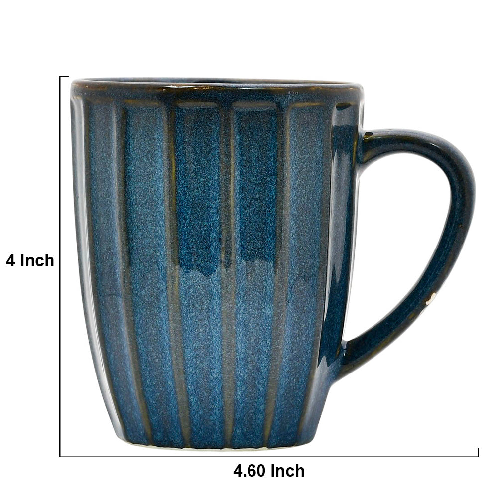 Mango Homes Trendy Dark Blue Interior Coffee Cup (PACK OF 2)