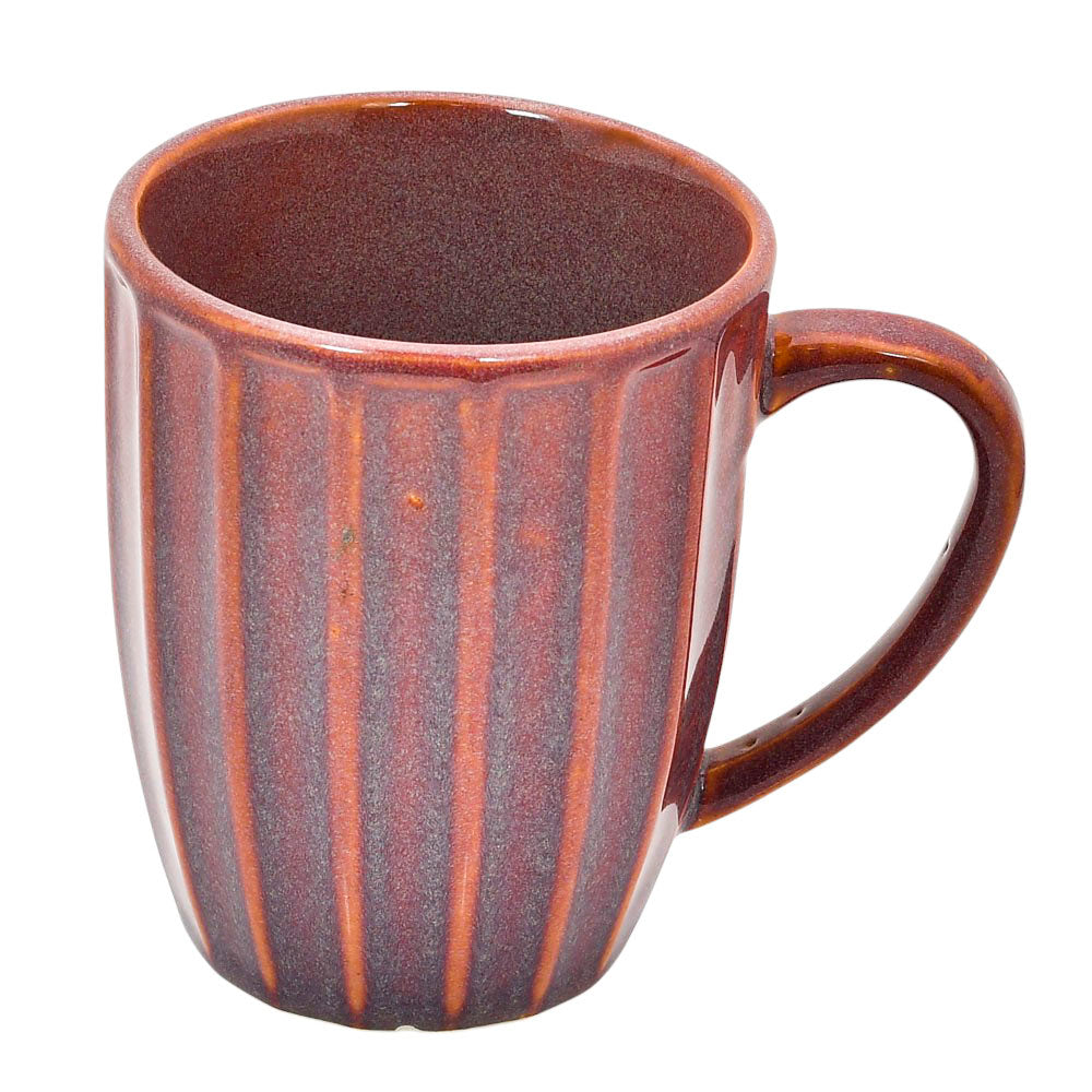 Mango Homes Unique Dark Red Lining Coffee Cup (PACK OF 2)