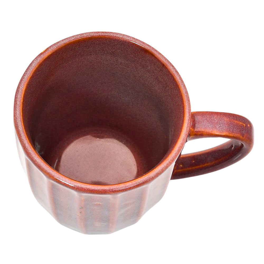 Mango Homes Unique Dark Red Lining Coffee Cup (PACK OF 2)
