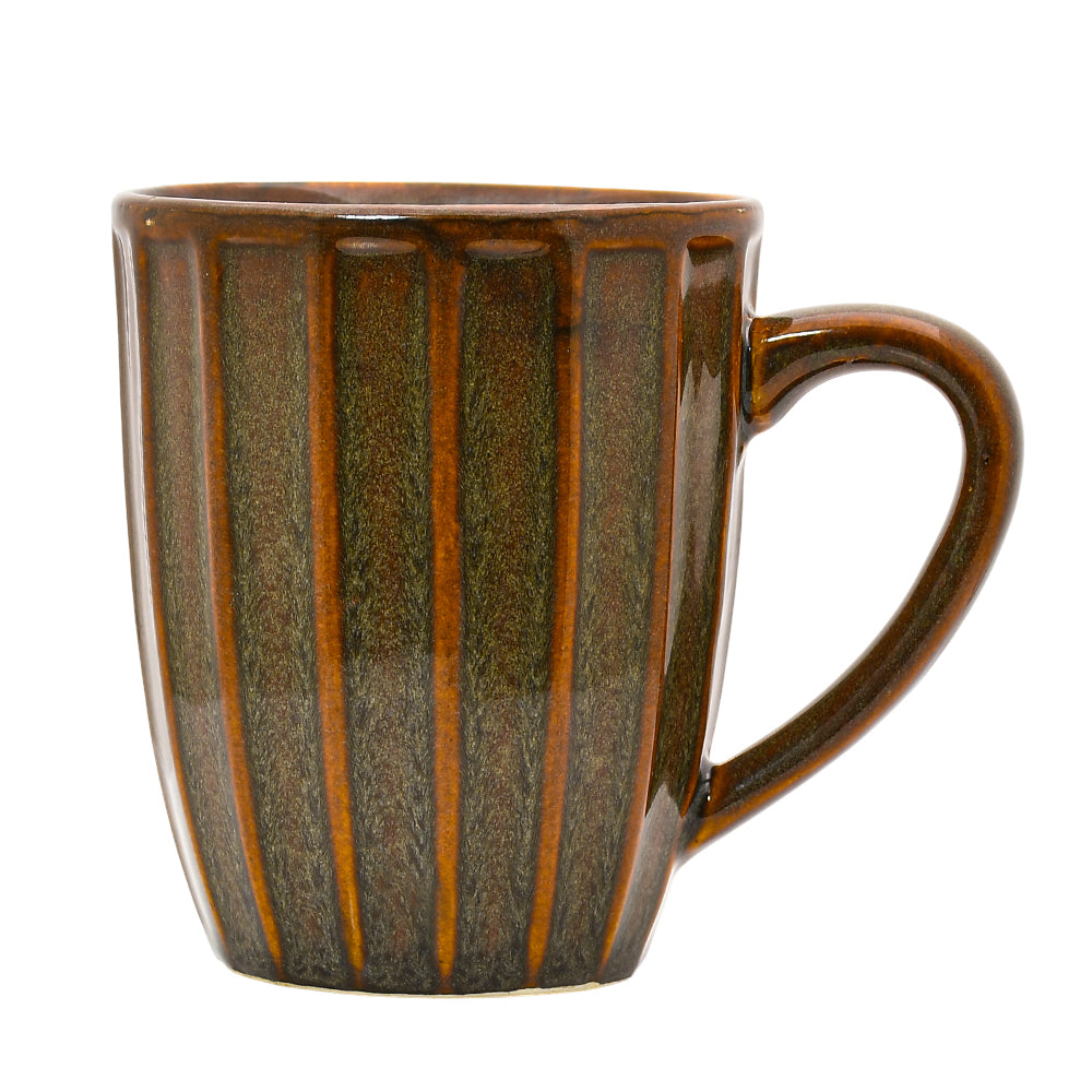 Mango Homes Organic Brown Lining Coffee Mug (PACK OF 2)