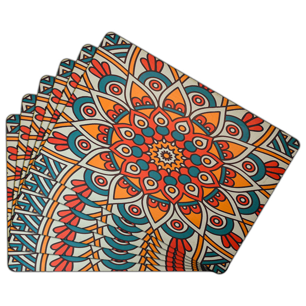 Floral Print Table Mats