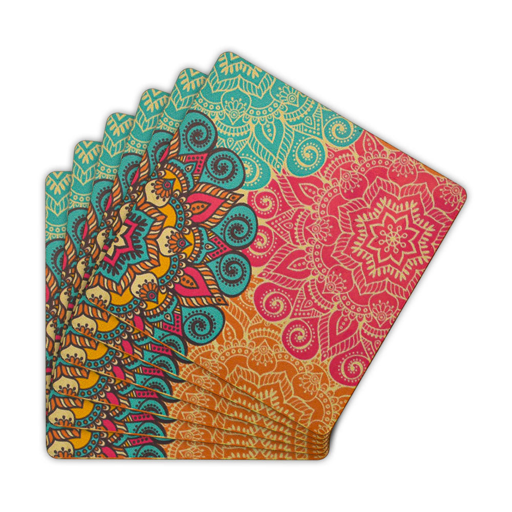 Vibrant Floral Colorful Table Mat