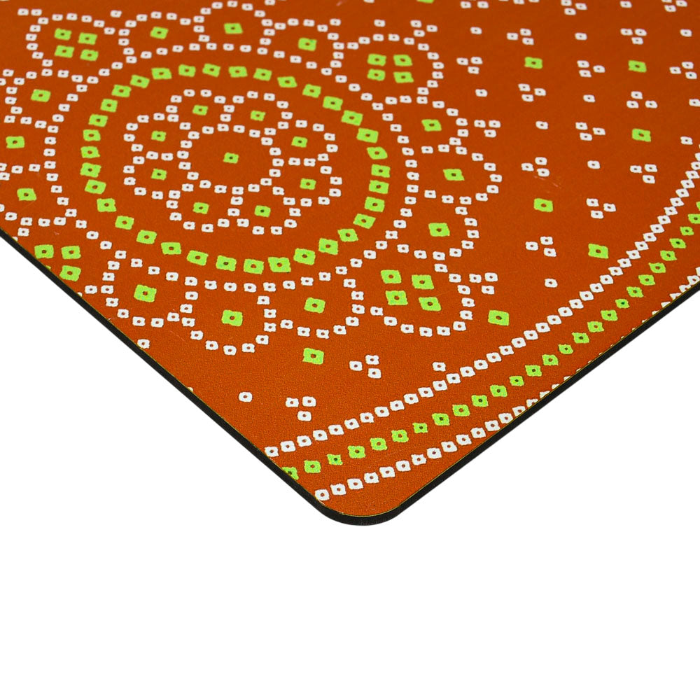 Nature-Inspired Floral Leaves Table Mat