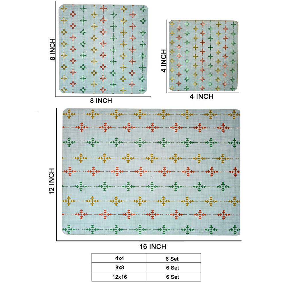 Artistic Fancy Table Mat Elegant Patterns
