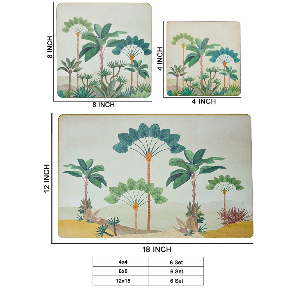 Beach-Inspired Table Mat Non-Slip