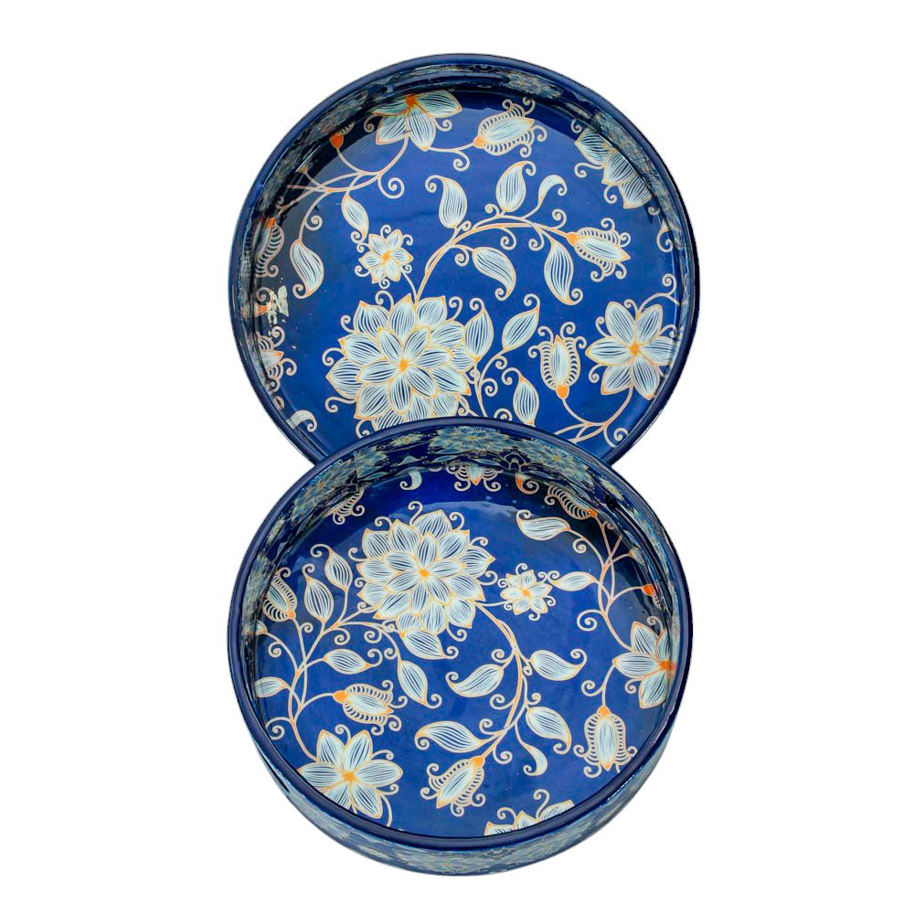 Multi-Purpose Floral Leaves Tray