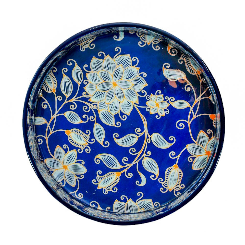 Multi-Purpose Floral Leaves Tray