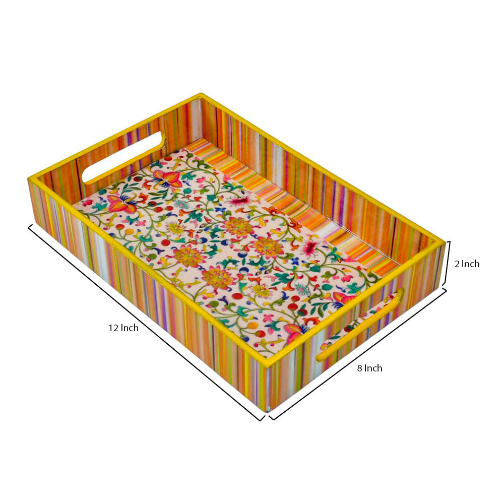 Eco-Friendly Colorful Wooden Tray