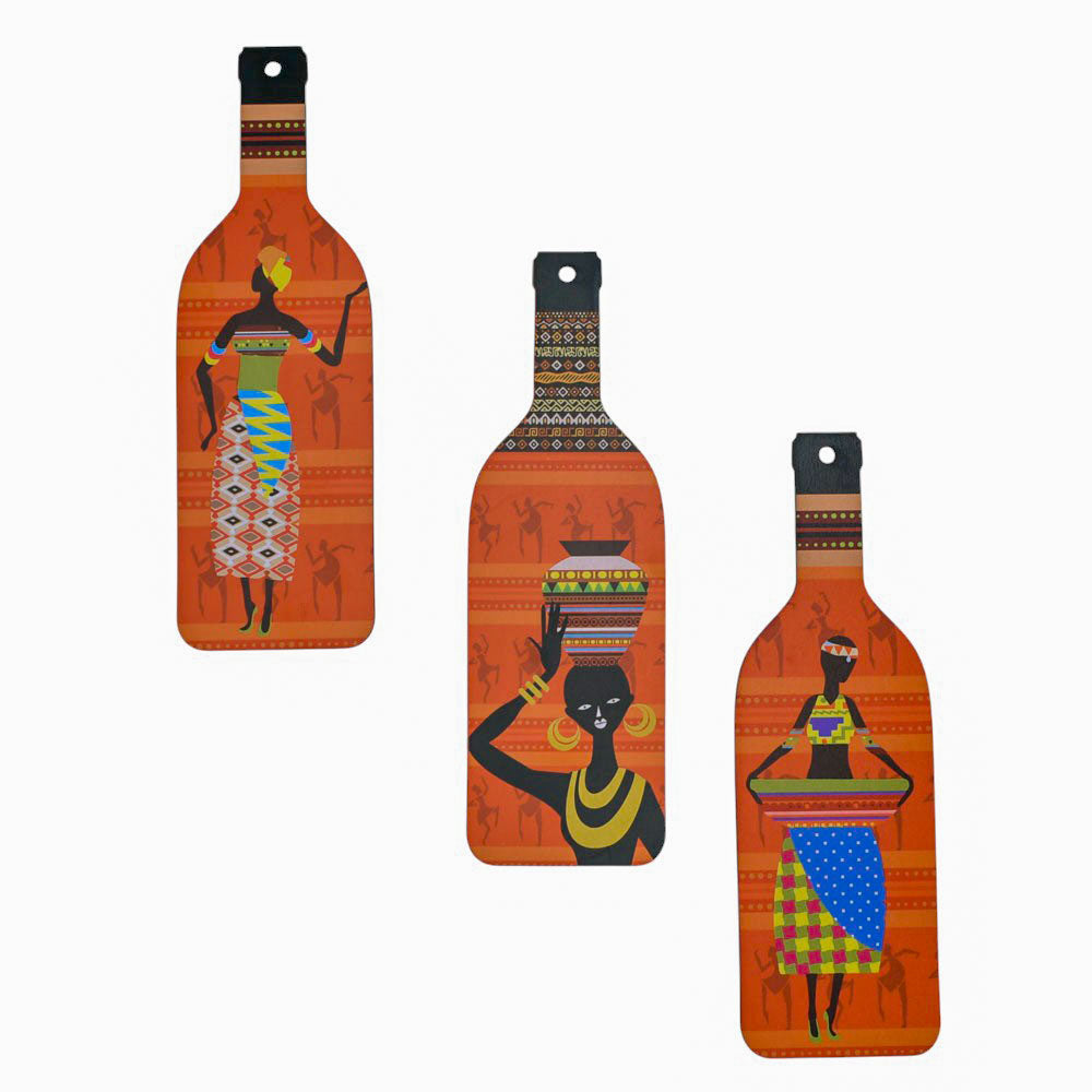 Traditional Indian Warli Art Wooden Hanging